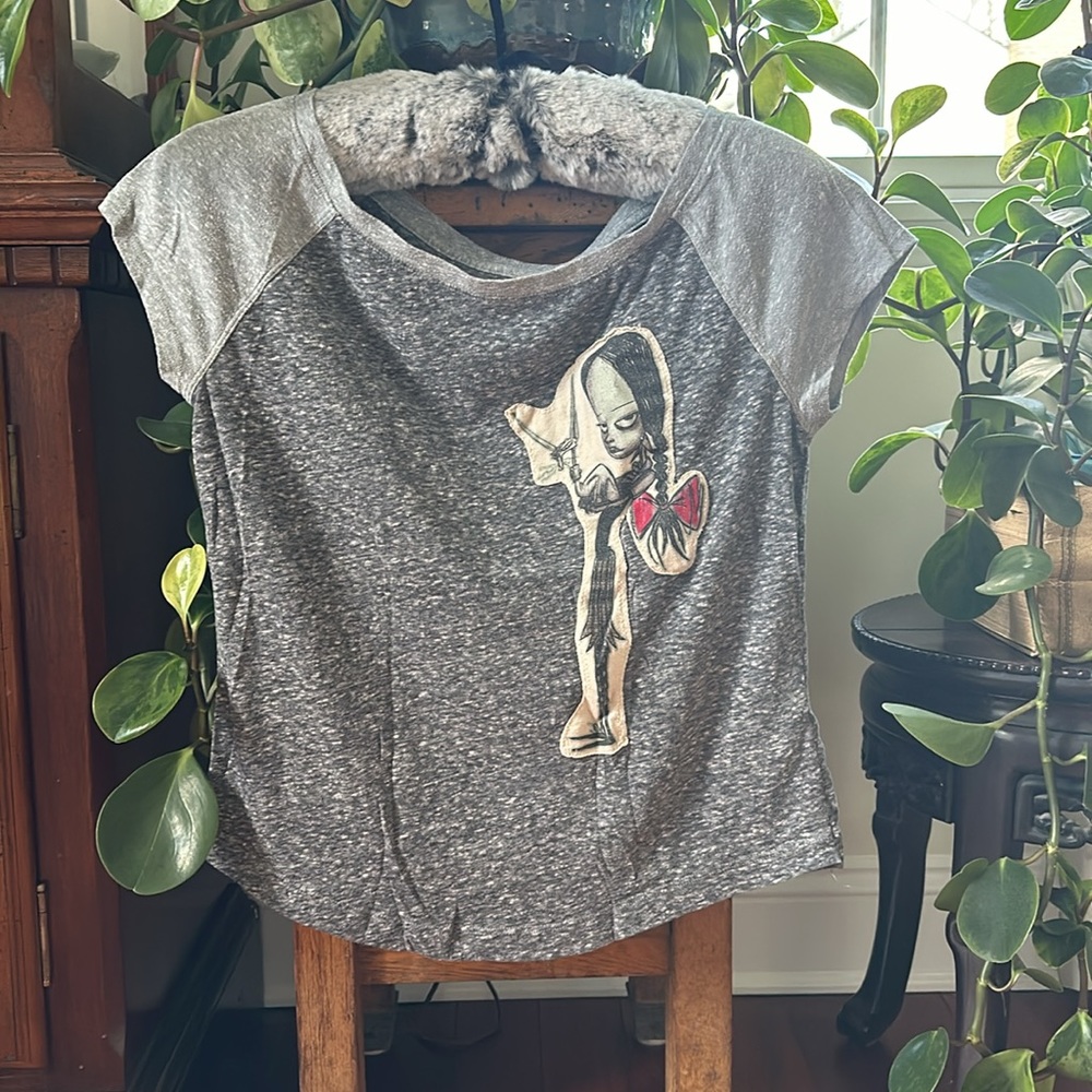 Wednesday Addam’s little baby tee t shirt
